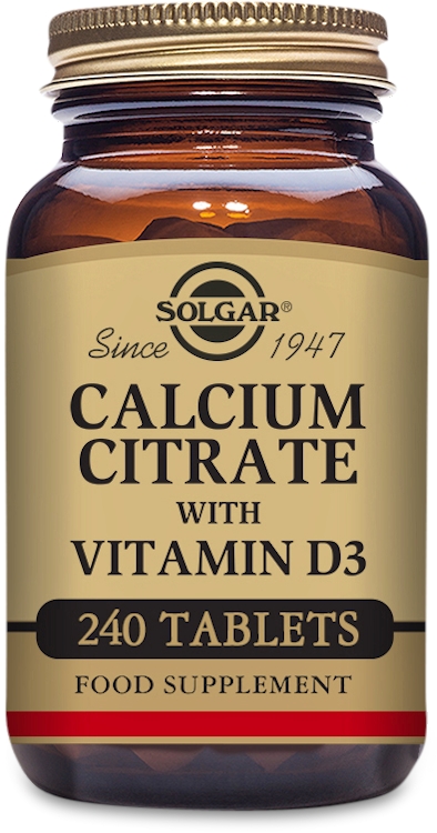Photos - Vitamins & Minerals SOLGAR Calcium Citrate with Vitamin D3 240 Tablets 