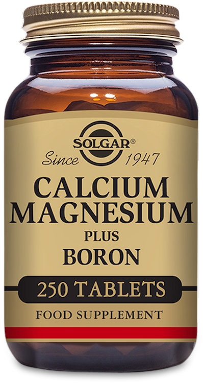 Photos - Vitamins & Minerals SOLGAR Calcium Magnesium Plus Boron 250 Tablets 