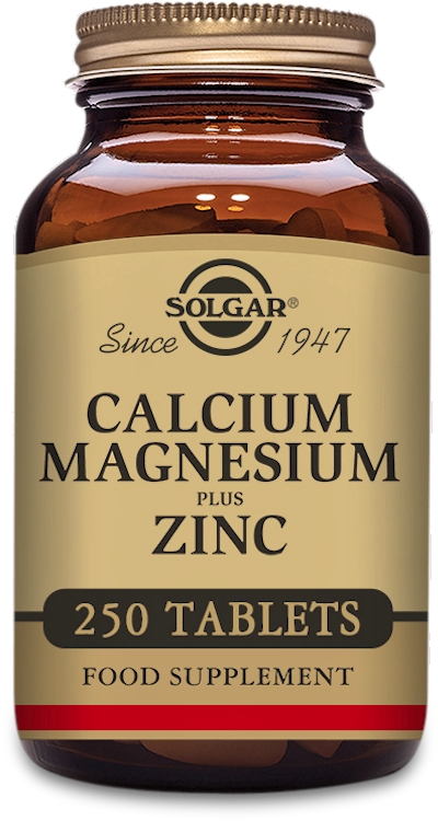Photos - Vitamins & Minerals SOLGAR Calcium Magnesium Plus Zinc 250 Tablets 