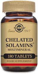 Solgar Chelated Solamins Multimineral 180 Tablets