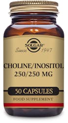 Solgar Choline/Inositol 250/250mg 50 Capsules