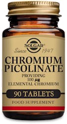 Solgar Chromium Picolinate 100µg 90 Tablets