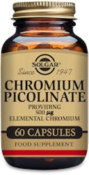 Solgar Chromium Picolinate 500µg 60 Capsules