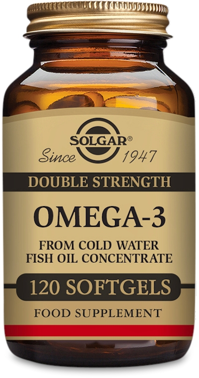 Photos - Vitamins & Minerals SOLGAR Double Strength Omega-3 120 Softgels 