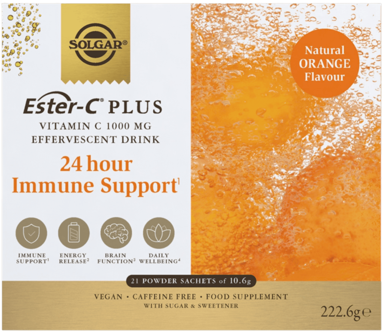 Solgar Ester-C Plus 24 Hour Immune Support 21 Powder Sachets