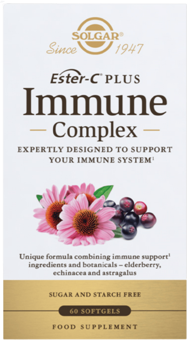 Solgar Ester-C Plus Immune Complex 60 Softgels