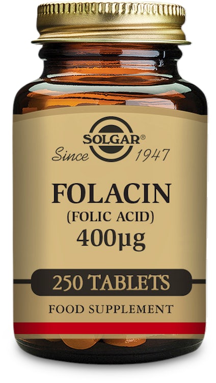 Buy Solgar Folacin (Folic Acid) 400µg 250 Tablets | medino