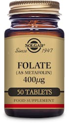 Solgar Folate 400mcg (As Metafolin) 50 Tablets