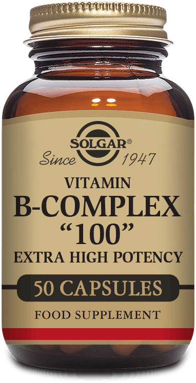 Solgar Formula Vitamin B-Complex "100" Extra High Potency 50 Capsules ...