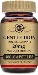 Solgar Gentle Iron 20mg 180 Capsules