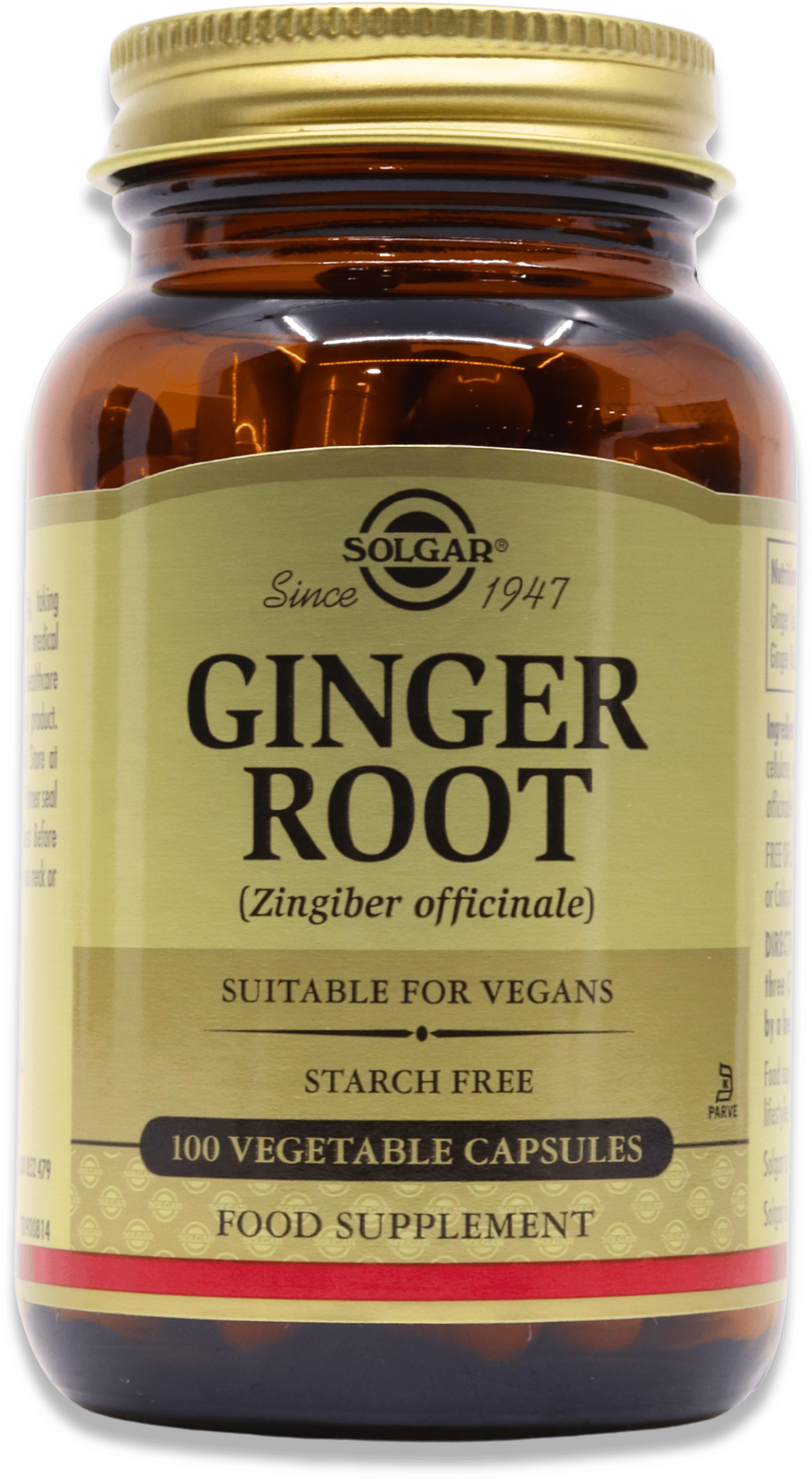 Solgar Ginger Root 100 Capsules