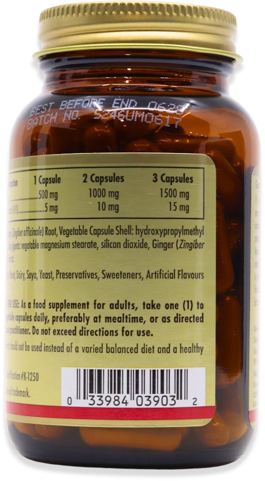 Solgar Ginger Root 100 Capsules - 3
