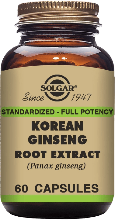 Solgar Korean Ginseng Root Extract 60 Capsules