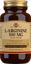 Solgar L-Arginine 500mg 50 Capsules