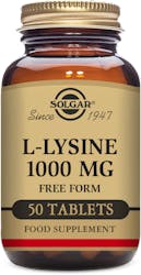 Solgar L-Lysine 1000mg Tablets 50 Pack