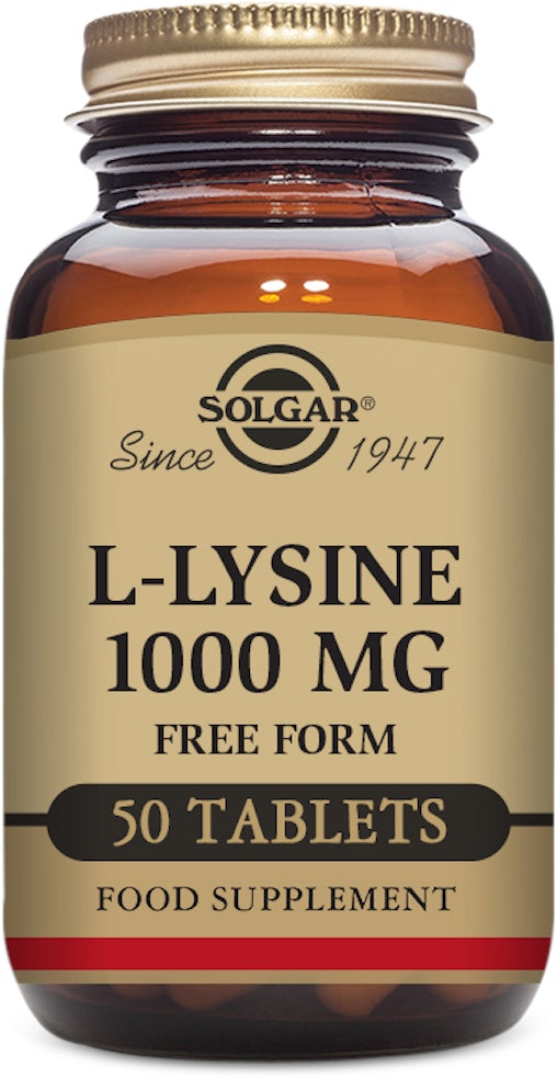 Solgar L-Lysine 1000mg 50 Tablets