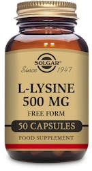 Solgar L-Lysine 500mg 50 Capsules
