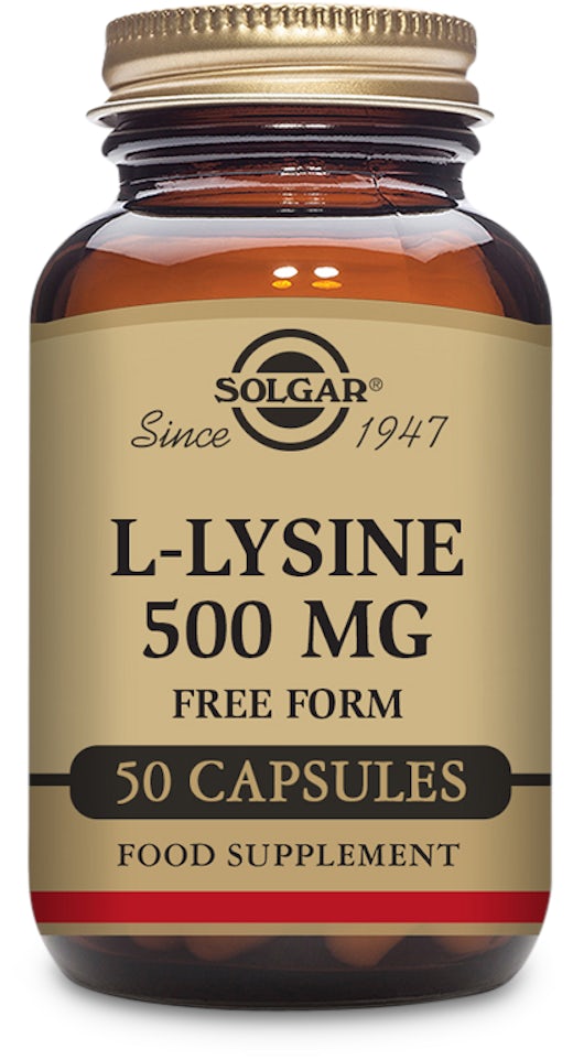 Solgar L-Lysine 500mg 50 Capsules