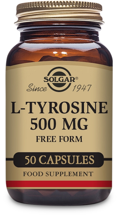 Solgar L-Tyrosine 500mg 50 Capsules