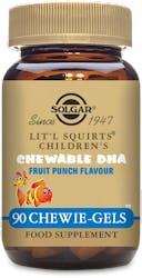 Solgar Lit'l Squirts Children's DHA 90 Chewie-Gels