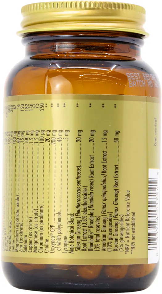 Solgar Male Multivitamin 60 Capsules - 3