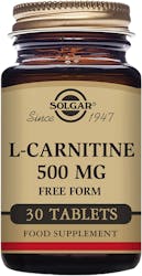 Solgar Max L-Carnitine 500mg 30 Tablets