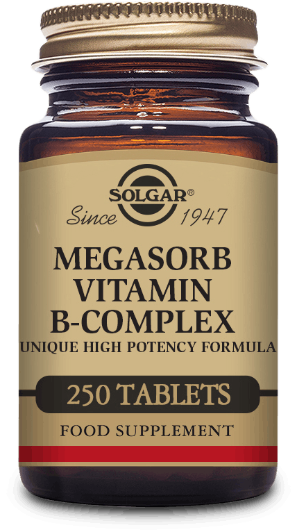 Solgar Megasorb Vitamin B-Complex 250 Tablets | Medino