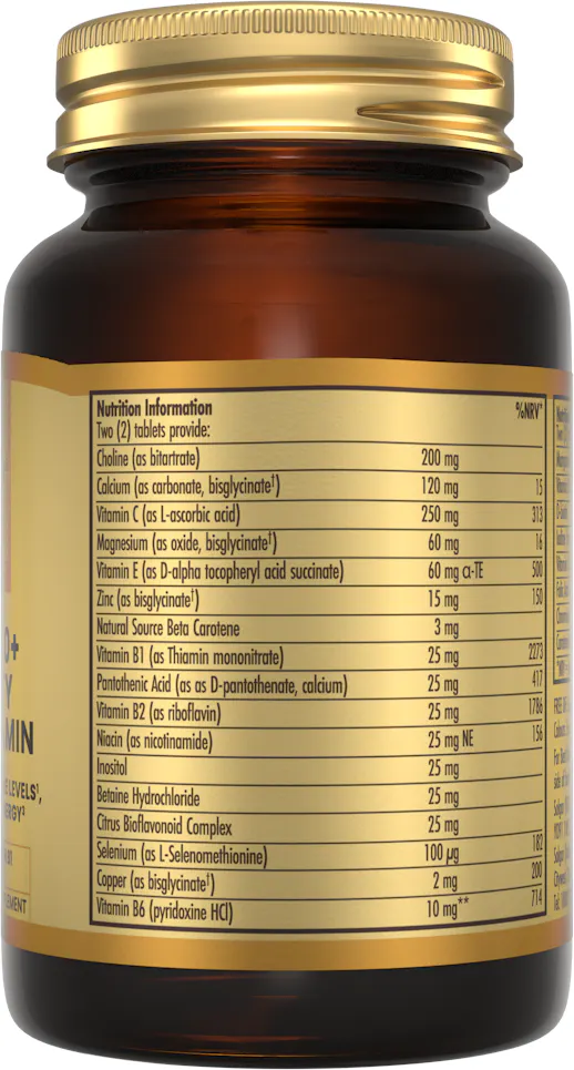 Solgar Men's 50+ Vitality Multivitamin 60 Tablets - 4
