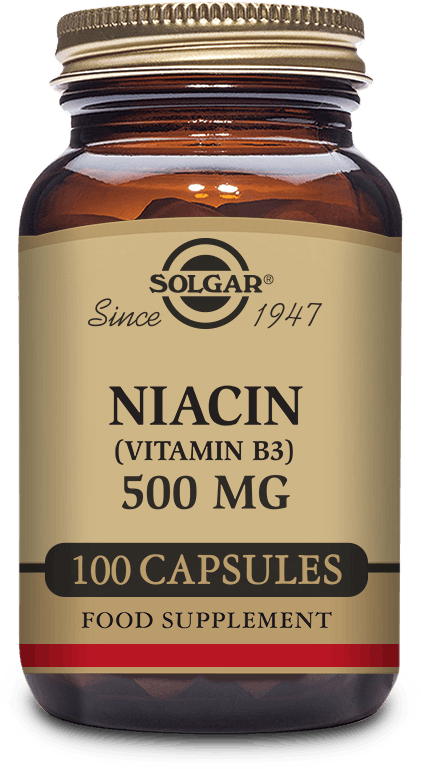 Solgar Niacin (Vitamin B3) 500mg 100 Capsules | Medino