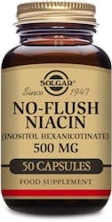Solgar No-Flush Niacin (Inositol Hexanicotinate) 500mg 50 Capsules