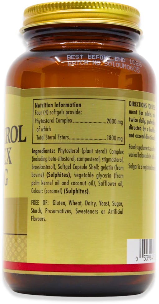 Solgar Phytosterol Complex 100 Softgels - 2