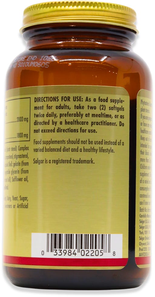 Solgar Phytosterol Complex 100 Softgels - 3