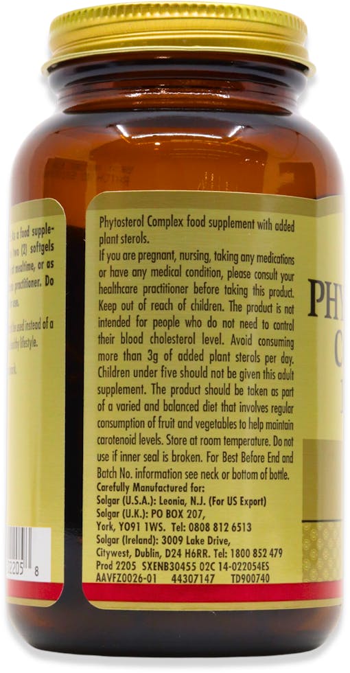 Solgar Phytosterol Complex 100 Softgels - 4