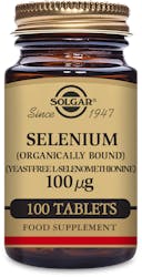Solgar Selenium 100µg (Yeast Free) 100 Tablets