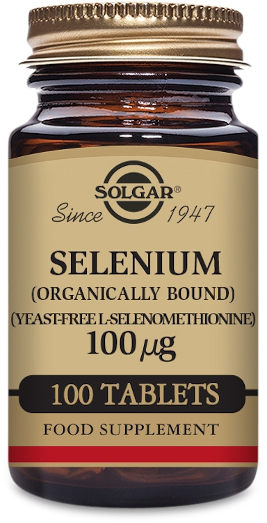 Solgar Selenium 100µg (Yeast Free) 100 Tablets