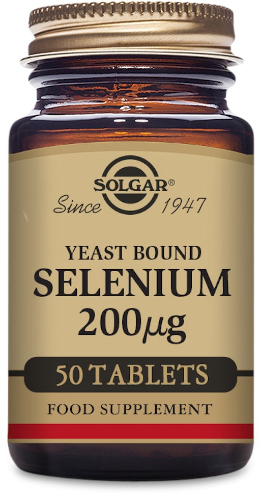 Solgar Selenium 200µg (Yeast Bound) 50 Tablets