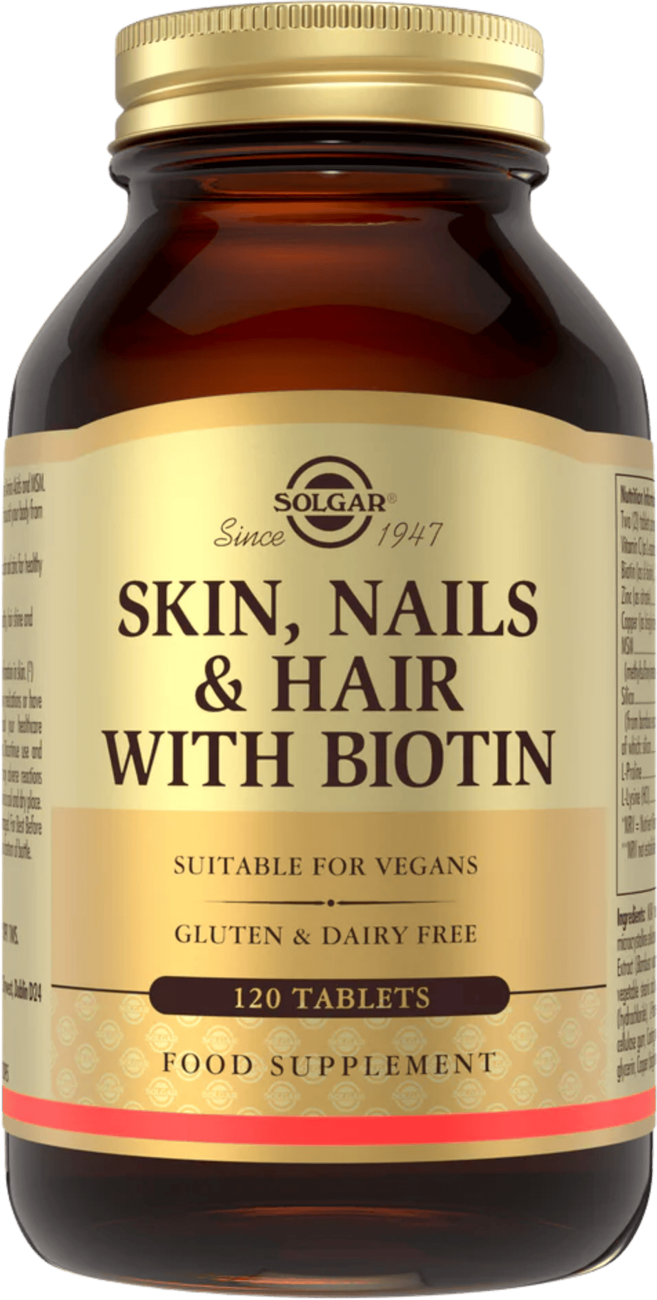 Solgar Skin, Nails & Hair with Biotin 120 Tablets