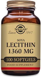 Solgar Soya Lecithin 1360mg 100 Softgels