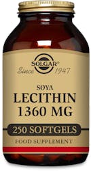 Solgar Soya Lecithin 1360mg 250 Softgels
