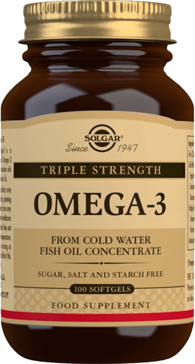 Buy Solgar Triple Strength Omega-3 100 Softgels | medino