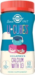 Solgar U-Cubes Children's Calcium D3 60 Gummies