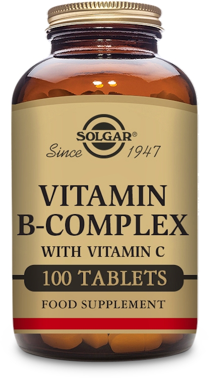 Photos - Vitamins & Minerals SOLGAR Vitamin B-Complex with Vitamin C 100 Tablets 