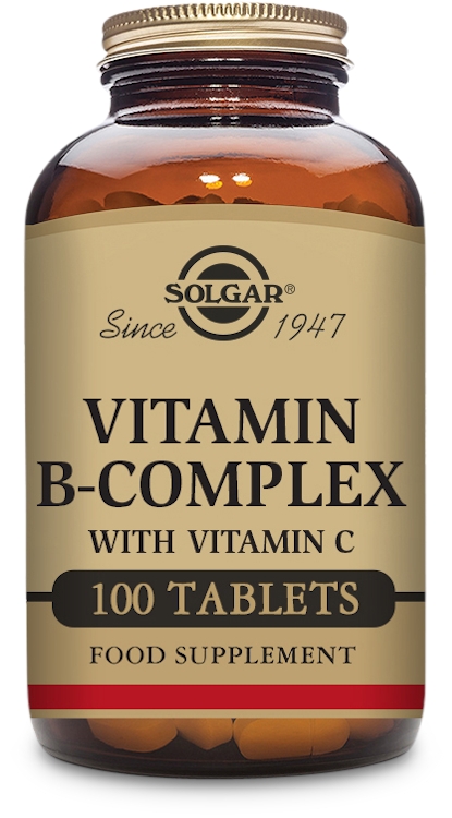 Solgar Vitamin B-Complex With Vitamin C Tablets - Pack of 100