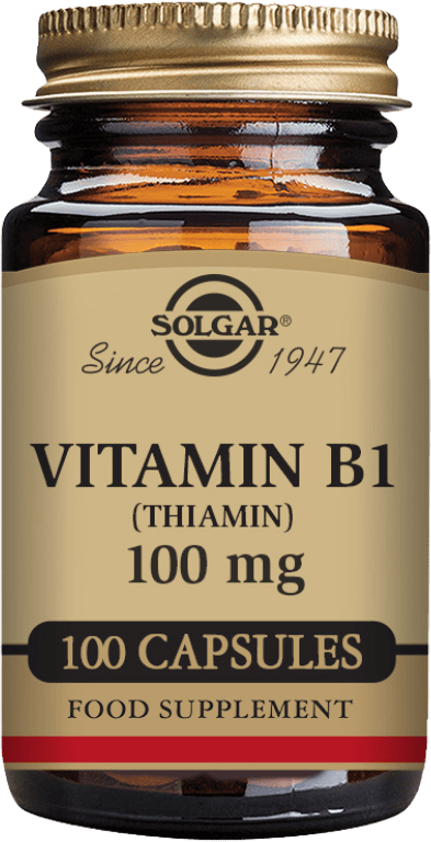 Solgar Vitamin B1 (Thiamin) 100mg 100 Capsules
