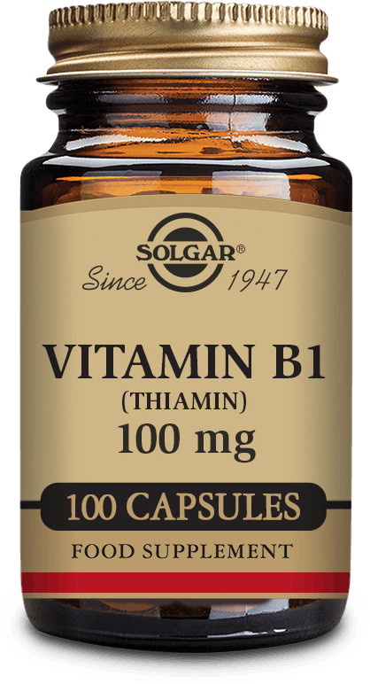 Buy Solgar Vitamin B1 (Thiamin) 100 Mg 100 Capsules | Medino