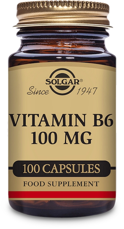 Photos - Vitamins & Minerals SOLGAR Vitamin B6 100mg 100 Capsules 