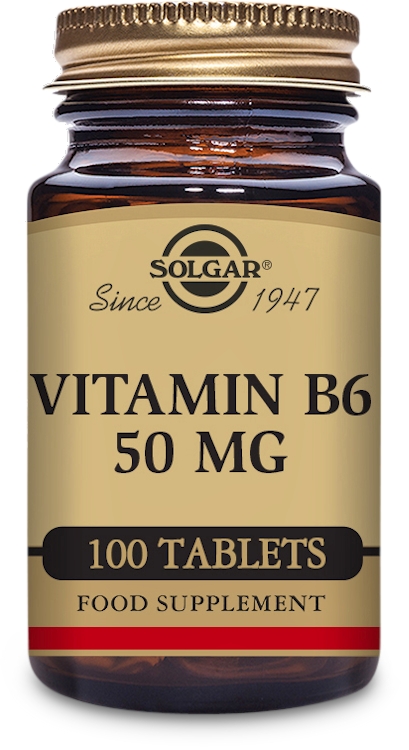 Photos - Vitamins & Minerals SOLGAR Vitamin B6 50mg 100 Tablets 