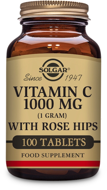 Photos - Vitamins & Minerals SOLGAR Vitamin C 1000mg with Rose Hips 100 Tablets 