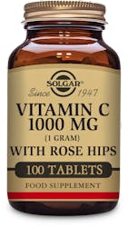 Solgar Vitamin C 1000mg with Rose Hips 100 Tablets