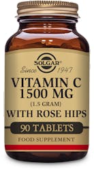 Solgar Vitamin C 1500mg with Rose Hips 90 Tablets